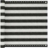 vidaXL Écran de balcon PEHD 90x300 cm Anthracite et blanc