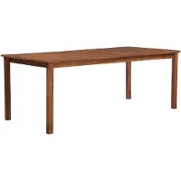 vidaXL Table de jardin 200x100x74 cm bois massif acacia