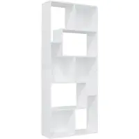 vidaXL Bibliothèque Blanc 67x24x161 cm Bois d'ingénierie