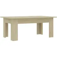 vidaXL Table basse en chêne Sonoma 100x60x42 cm Bois composite