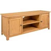vidaXL Armoire TV 110x35x44 cm chêne massif