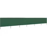 vidaXL Tissu brise-vent 6 pièces 800 x 80 cm vert