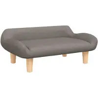 vidaXL Lit pour chien Taupe 70x40x24 cm Tissu