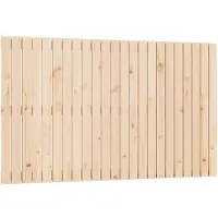 vidaXL Tête de lit murale 147x3x90 cm pin massif