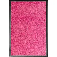 vidaXL Paillasson lavable Rose 40x60 cm
