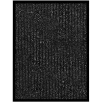 vidaXL Paillasson rayé Anthracite 40x60 cm