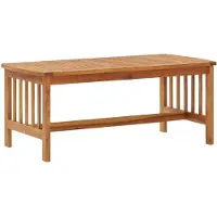 vidaXL Table basse 102x50x43 cm en bois massif d'acacia