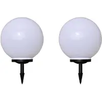 vidaXL Lampes d'allée 2 pcs. LED 40 cm avec piquet de terre