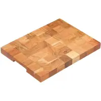 vidaXL Planche à découper 40x30x3,8 cm Bois d'acacia massif
