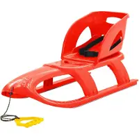 vidaXL -HELE mit Sitz 102,5 x 40 x 23 cm Polypropenrot