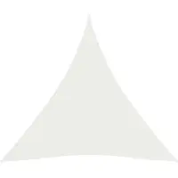 vidaXL Voile d'ombrage 160 g/m² blanc 4x5x5 m HDPE