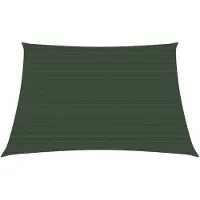 vidaXL Voile d'ombrage 160 g/m² vert foncé 3/4x2 m HDPE