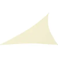 vidaXL -Markise Dreieck 4x5x6,4 M Oxford Stoff Crème -Coloré