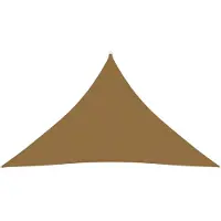 vidaXL Voile d'ombrage 160 g/m² Taupe 4x4x5,8 m PEHD