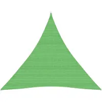 vidaXL Voile d'ombrage 160 g/m² Vert clair 4x4x4 m PEHD