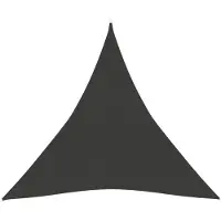 vidaXL Voile d'ombrage 160 g/m² Anthracite 3x3x3 m HDPE