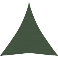 vidaXL Voile d'ombrage 160 g/m² vert foncé 4x5x5 m HDPE