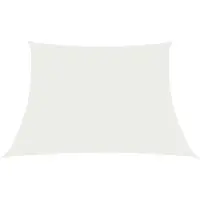 vidaXL Voile d'ombrage 160 g/m² Blanc 3/4x3 m PEHD