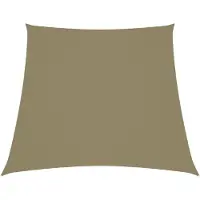 vidaXL Voile de parasol Tissu Oxford trapèze 2/4x3 m Beige