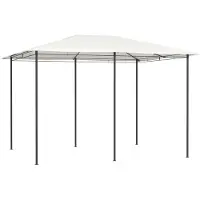 vidaXL Gazebo 3x4x2,6 m crème 160 g/m²