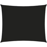 vidaXL Voile de parasol tissu oxford rectangulaire 3,5x4,5 m noir