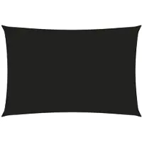 vidaXL Voile de parasol tissu oxford rectangulaire 2,5x4,5 m noir