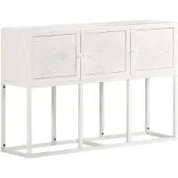 vidaXL Buffet 115x30x76 cm bois massif de mangue