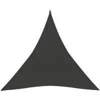 vidaXL Voile d'ombrage 160 g/m² Anthracite 4,5x4,5x4,5 m PEHD