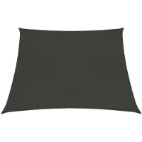 vidaXL Voile d'ombrage 160 g/m² Anthracite 3/4x3 m PEHD