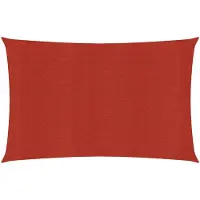 vidaXL Voile d'ombrage 160 g/m² Rouge 2x4,5 m PEHD