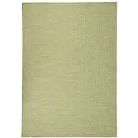 vidaXL Tapis à tissage plat d'extérieur 140x200 cm Vert