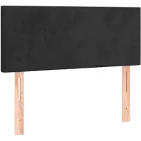 vidaXL Tête de lit noir 90x5x78/88 cm velours