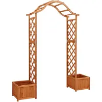 vidaXL Pergola de jardin avec jardinière Bois pin massif