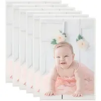 vidaXL Collage de cadres photo 5 pcs de mur table Argenté 70x90 cm MDF