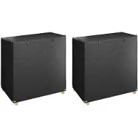 vidaXL Housses de balancelle 2 pcs 8 œillets 125x90x135/165 cm PE