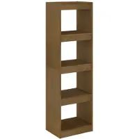 vidaXL Bibliothèque/Séparateur de pièce Marron miel 40x30x135,5 cm Pin