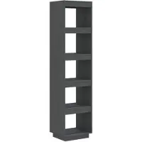 vidaXL Bibliothèque/Séparateur de pièce Gris 40x35x167 cm Pin solide