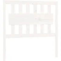 vidaXL Tête de lit blanc 95,5x4x100 cm pin massif