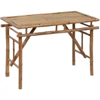 vidaXL Table de jardin pliante 115x50x75 cm bambou