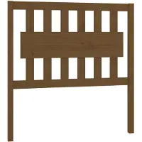 vidaXL Tête de lit marron miel 95,5x4x100 cm Pin massif