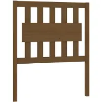 vidaXL Tête de lit marron miel 80,5x4x100 cm Pin massif