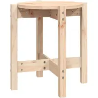 vidaXL Table basse Ø 42,5x45 cm pin massif