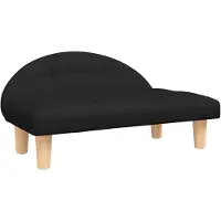vidaXL Hundekorb 70x52x30 cm Stoff schwarz