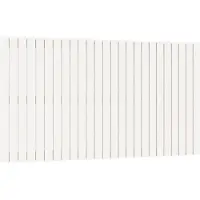 vidaXL Tête de lit murale blanche 159,5x3x90 cm pin massif