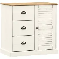 vidaXL Sideboard avec tiroirs VIGO 78x40x75 cm pin massif