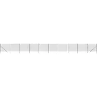 vidaXL Clôture grillagée Anthracite 2,2x25 m Acier galvanisé