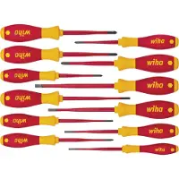 Wiha 3201k12 Slim Fix Screwdriver Set Jaune