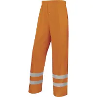 Delta Plus Pantalon de pluie imperméable et haute visibilité - taille M