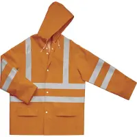 Delta Plus Veste de pluie imperméable et haute visibilité - taille 2XL