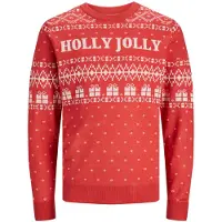 Jack & Jones Pull-over rouge / blanc